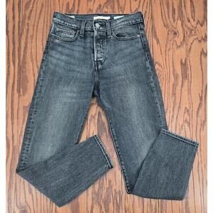 Levi's Premium 
Charcoal Wash Highrise Wedgie Straight Fit